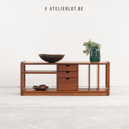 Vintage Deense platenkast Dyrlund