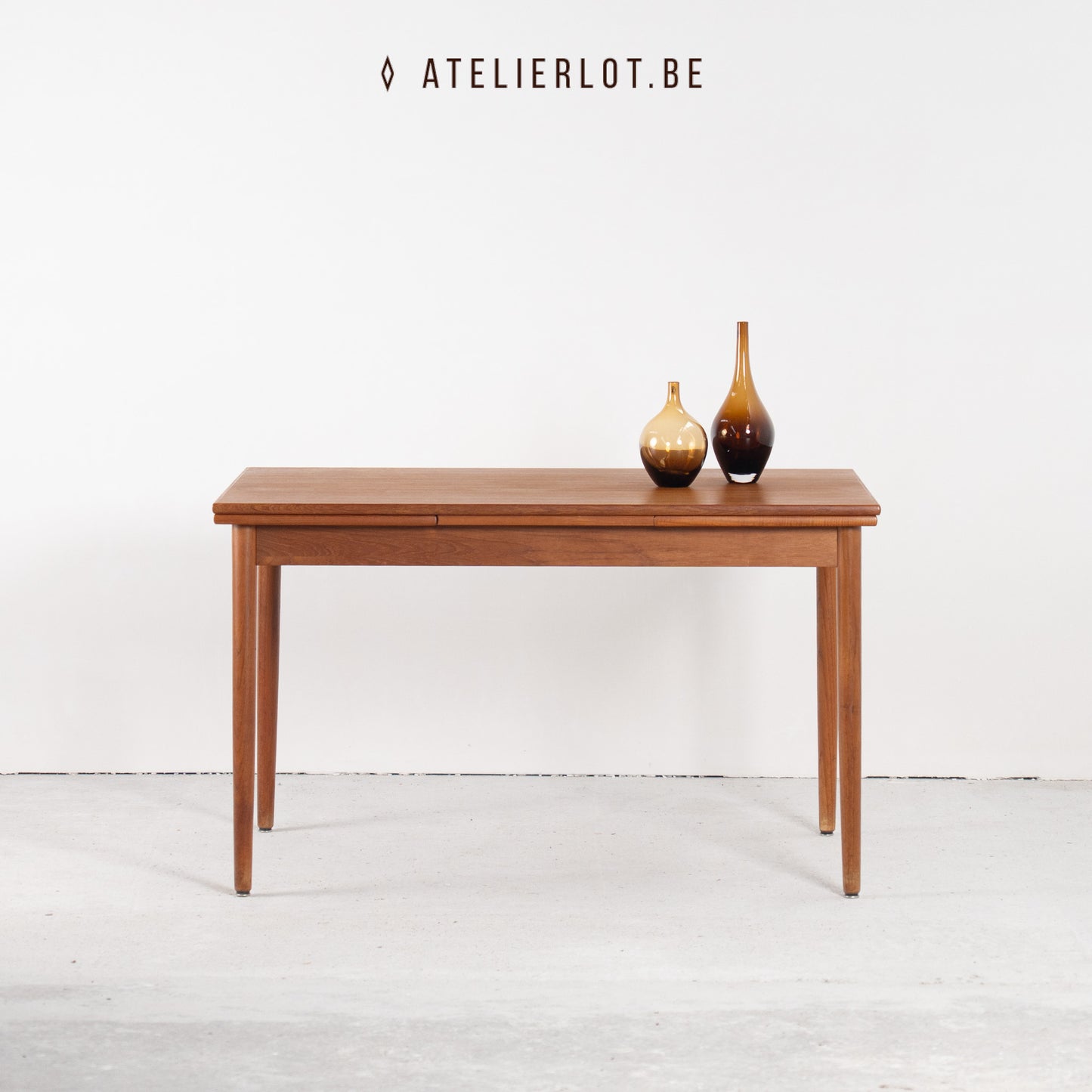 Vintage uitschuifbare eettafel 4