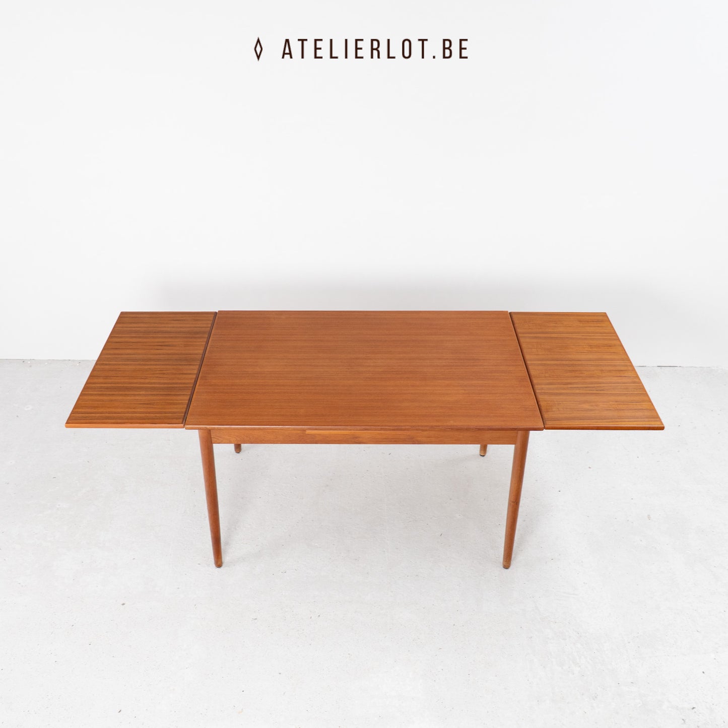 Vintage uitschuifbare eettafel 4