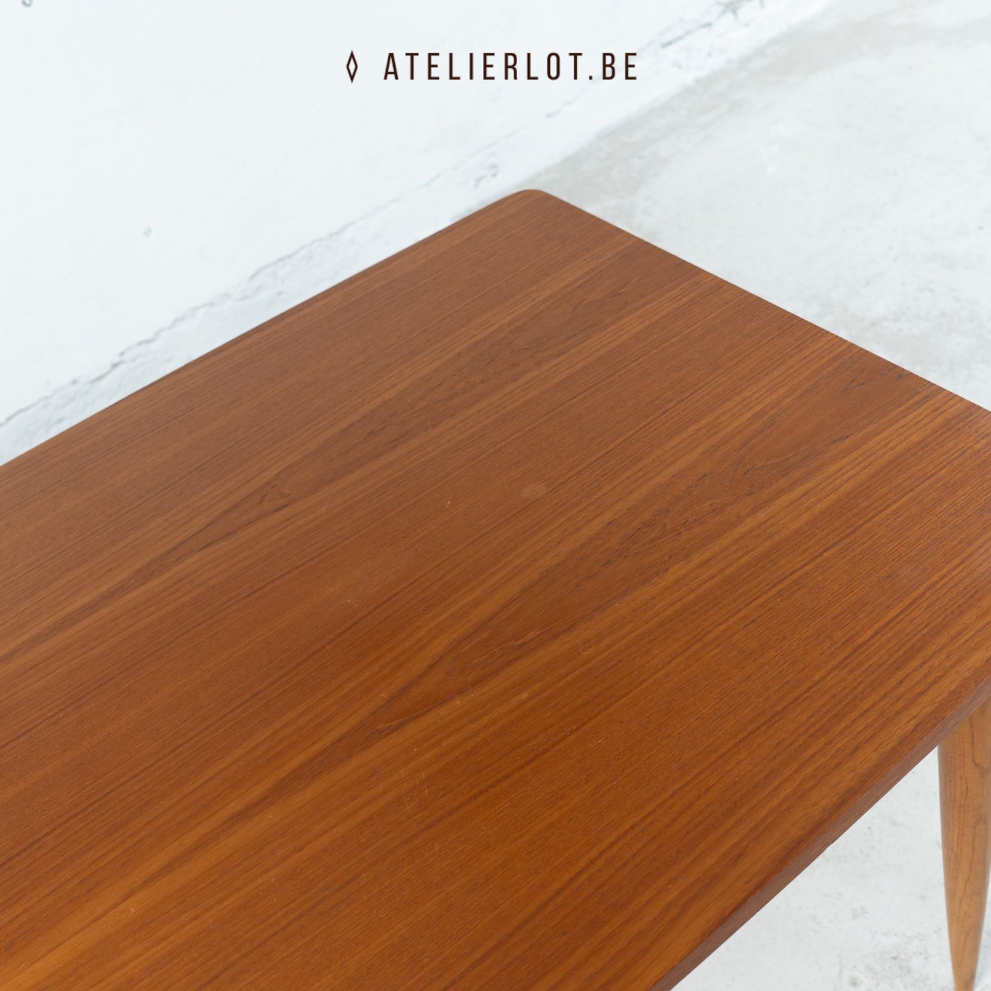 Vintage uitschuifbare eettafel