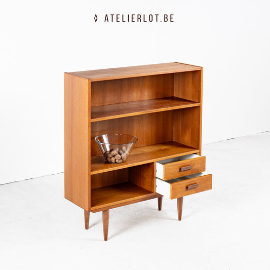 Vintage Deense boekenkast