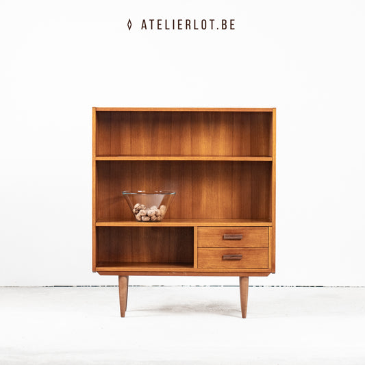 Vintage Deense boekenkast