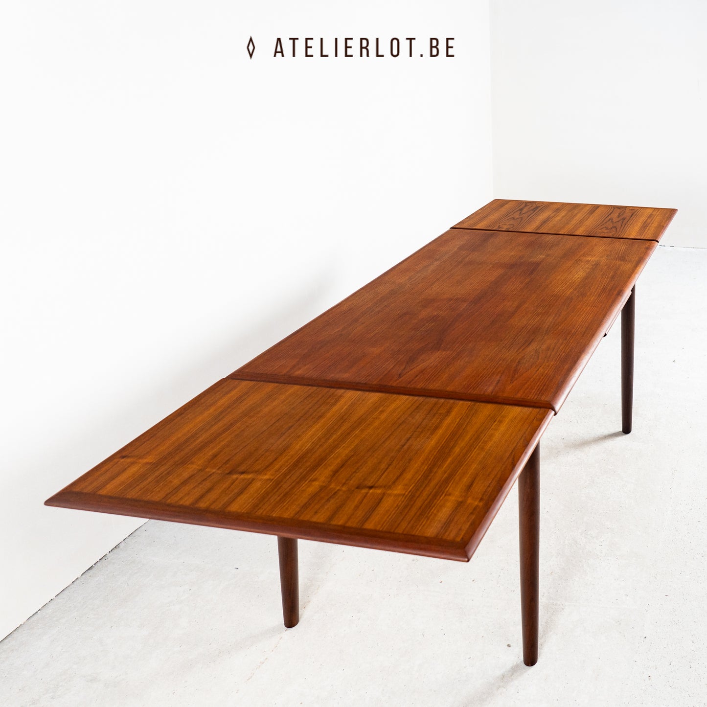 Vintage uitschuifbare eettafel 7