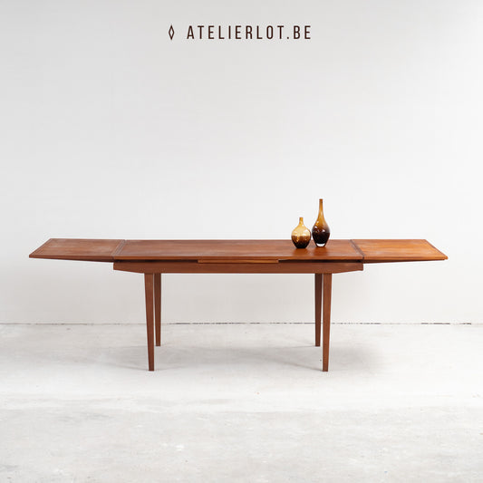 Vintage uitschuifbare eettafel 5