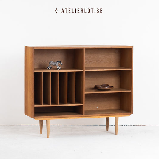 Vintage platenkast / boekenkast