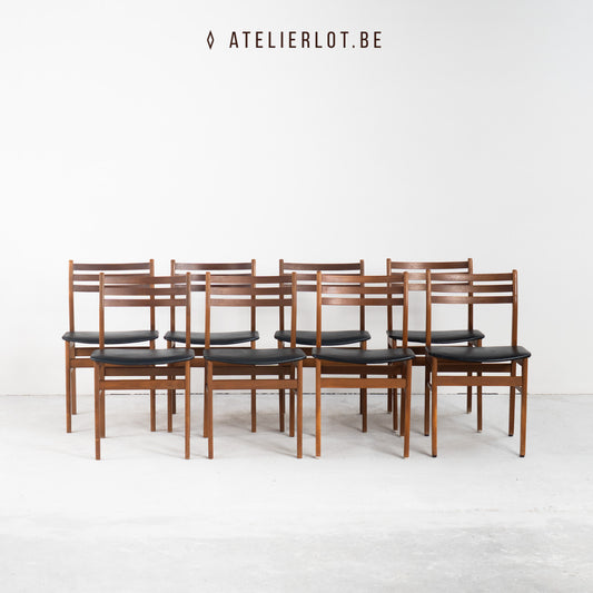 8 eetkamerstoelen Sax Møbelfabrik