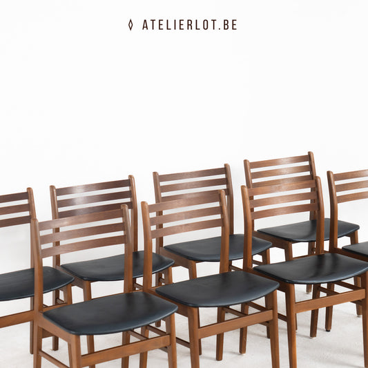 8 eetkamerstoelen Sax Møbelfabrik