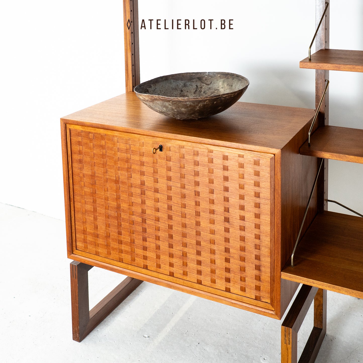 Poul Cadovius Royal System – Teak Wandmeubel (4 Delen)