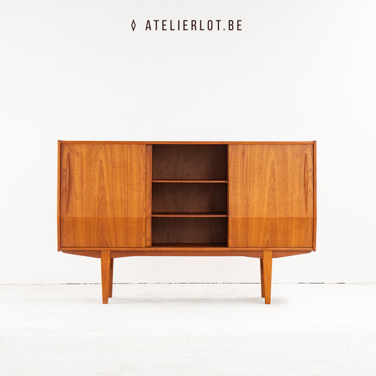 Teakhouten highboard