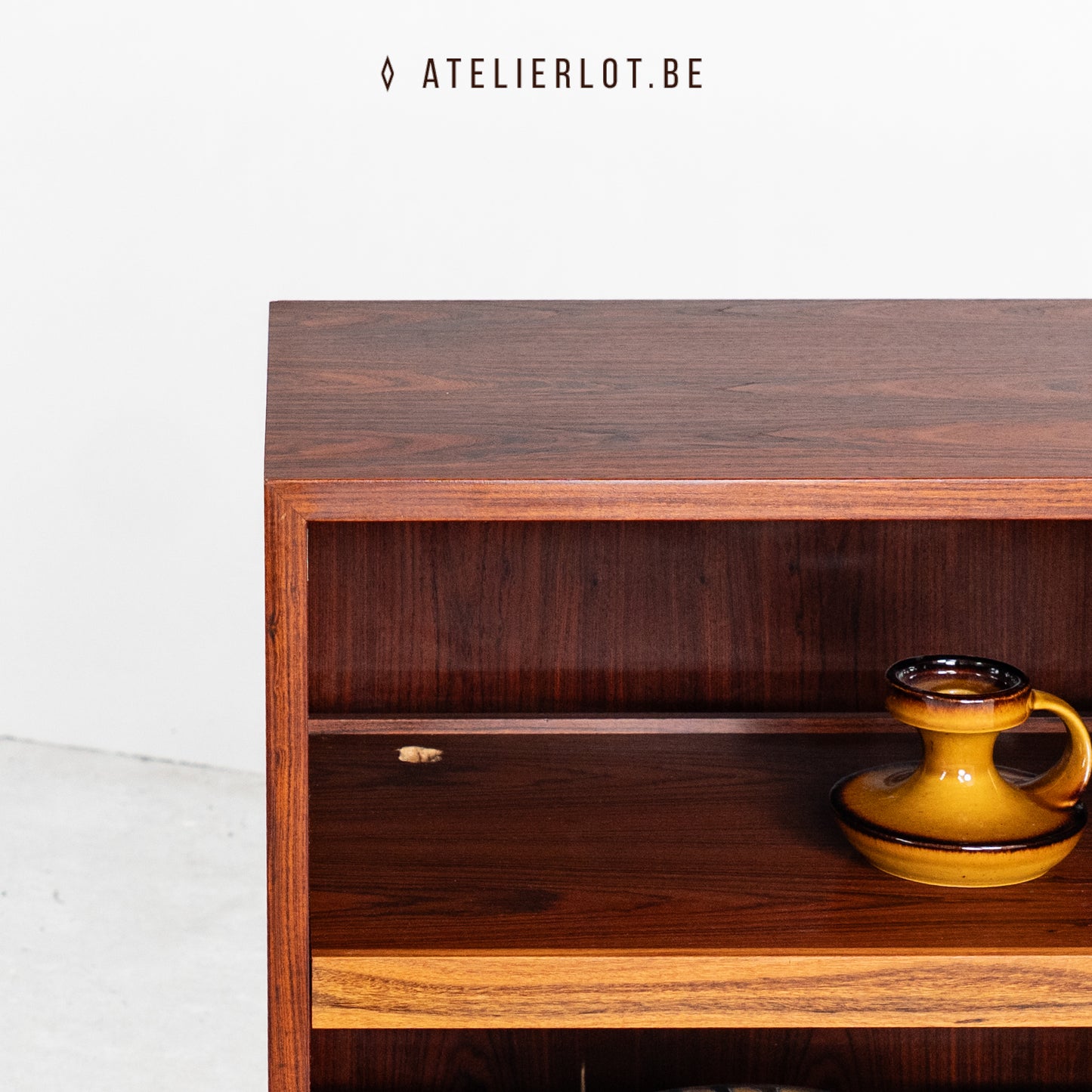 Deense Mid-Century platenkast palissander