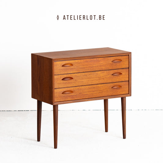 Vintage ladekast klein met 3 lades