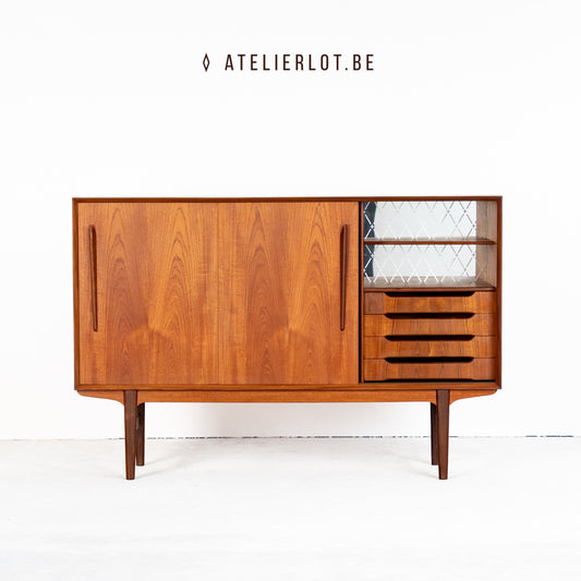 Deens highboard teak