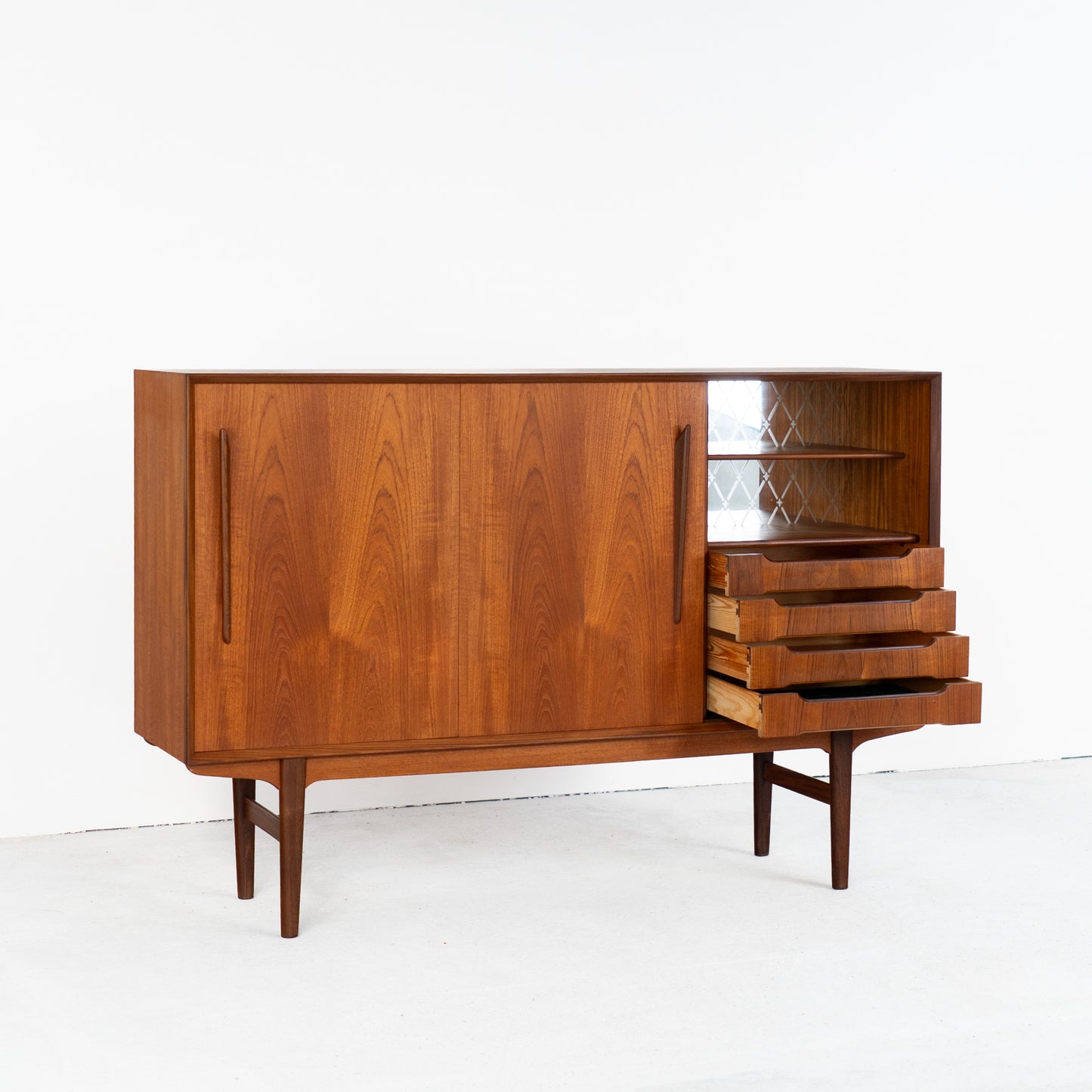 Deens highboard teak