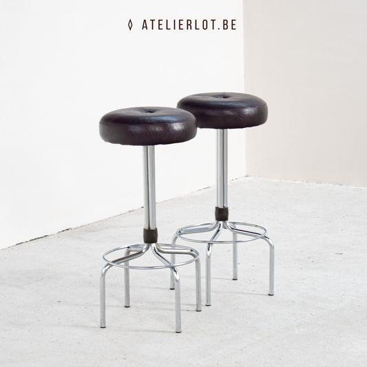 Vintage set 2 barkrukken Brabantia