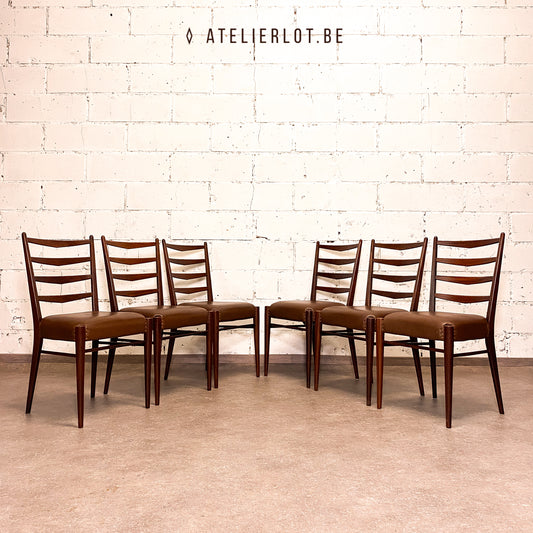 Set 6 stoelen Cees Braakman