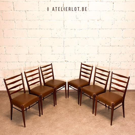 Set 6 stoelen Cees Braakman