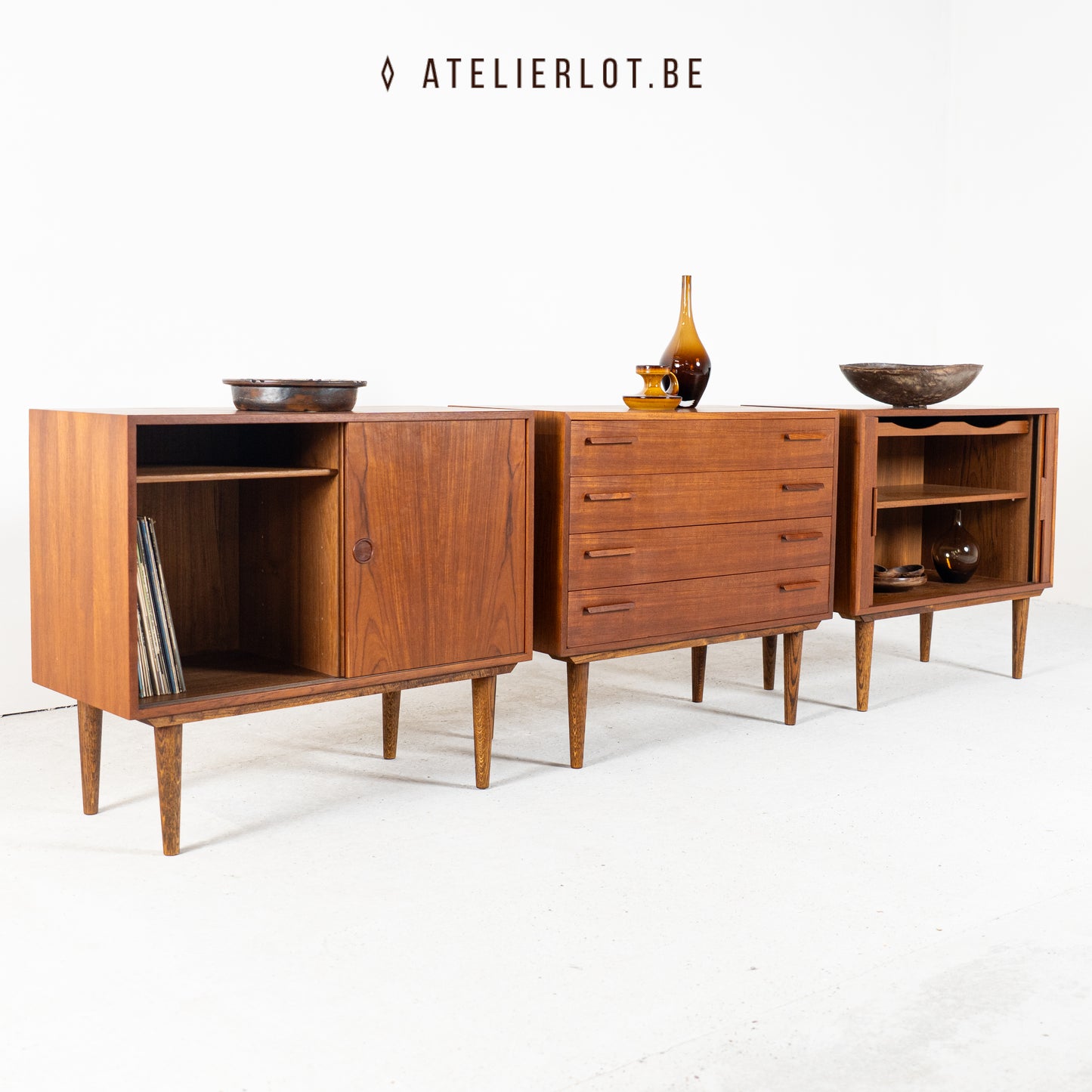 Set 3 opbergkasten Kai Kristiansen