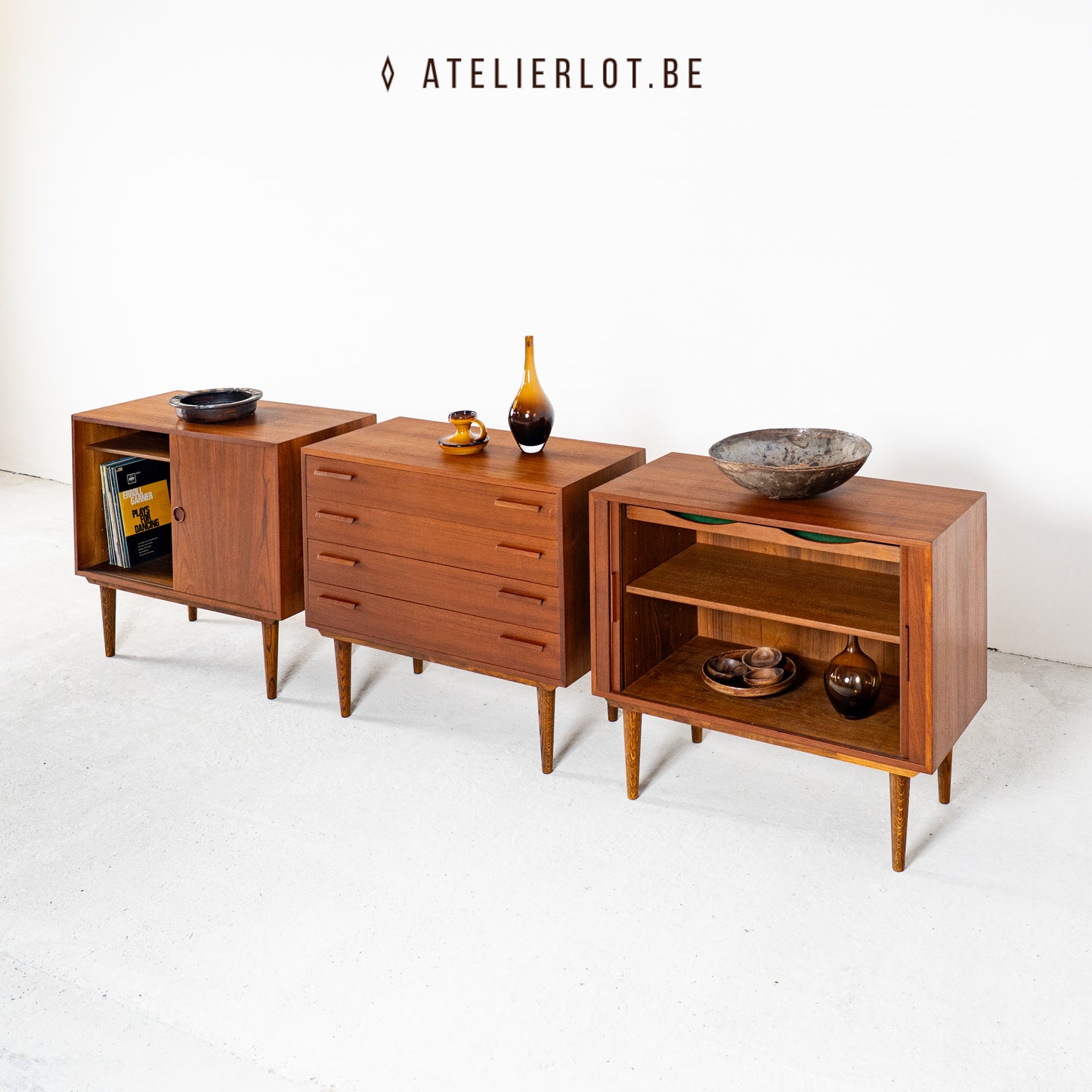 Set 3 opbergkasten Kai Kristiansen