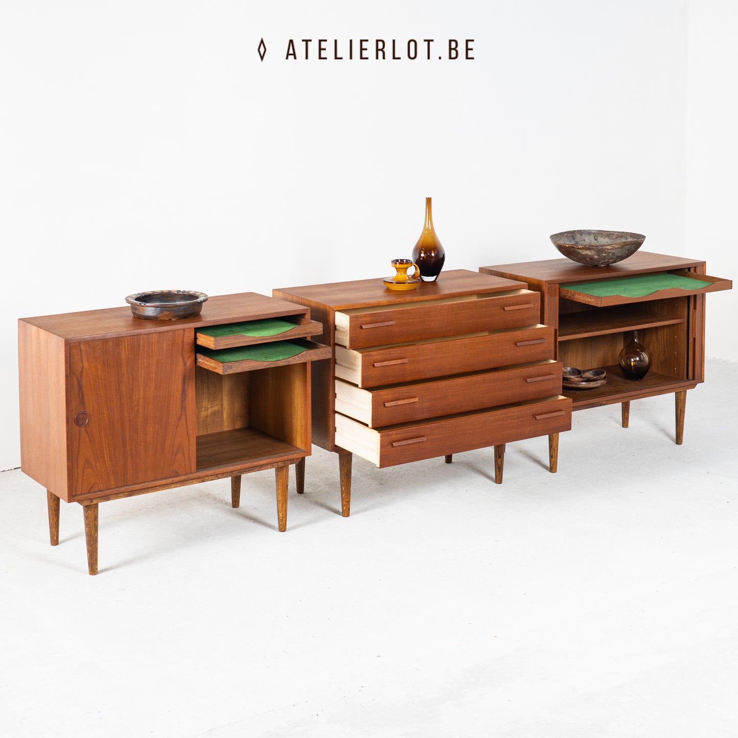 Set 3 opbergkasten Kai Kristiansen