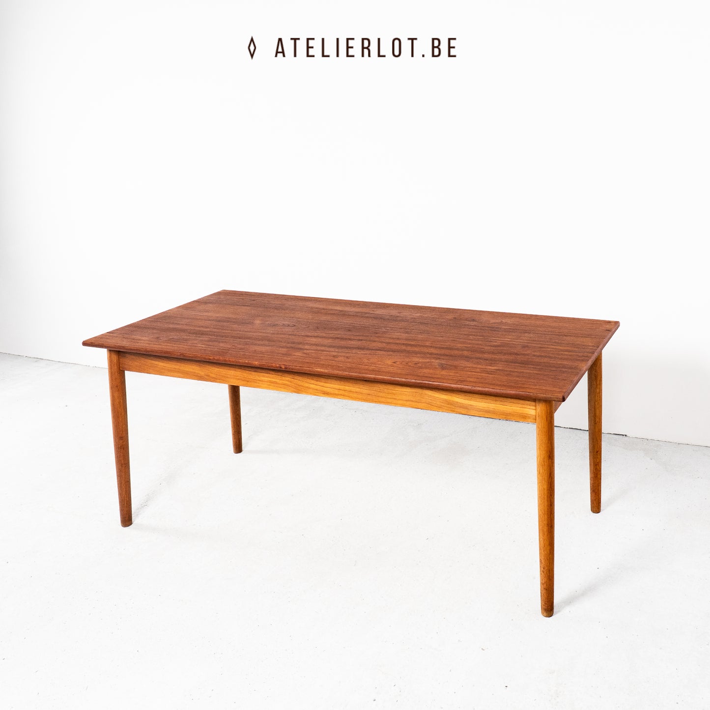 Lange smalle eettafel 8 personen