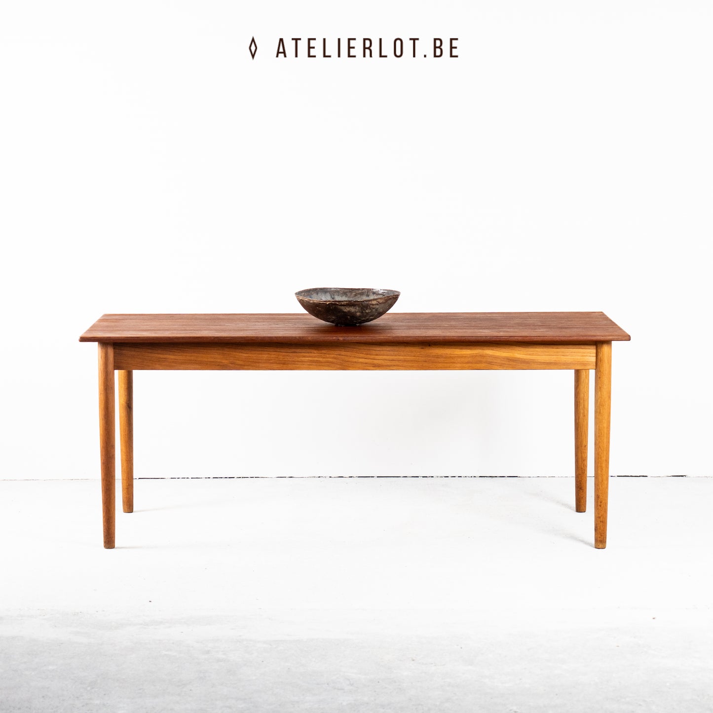 Lange smalle eettafel 8 personen