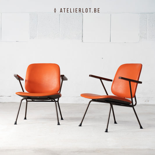 Vintage set design fauteuils Gispen