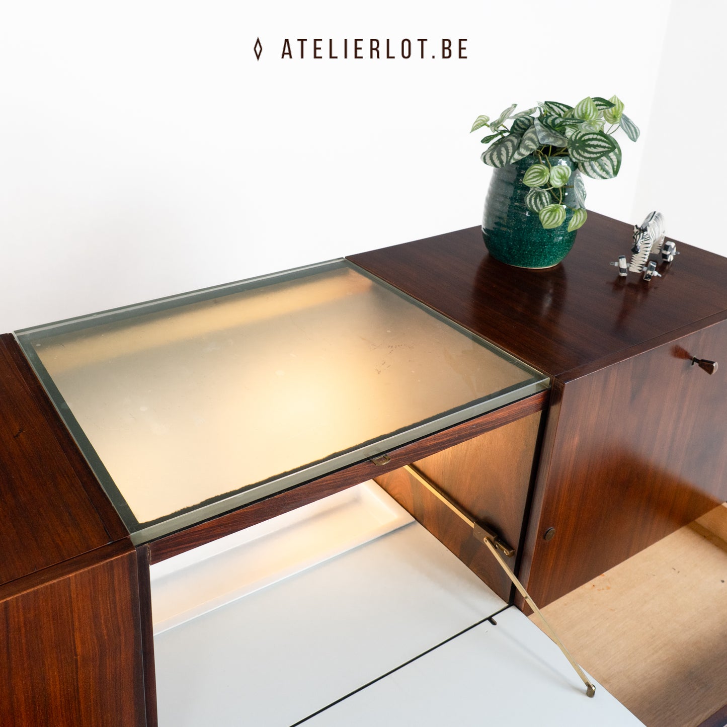 Vintage lowboard palissander