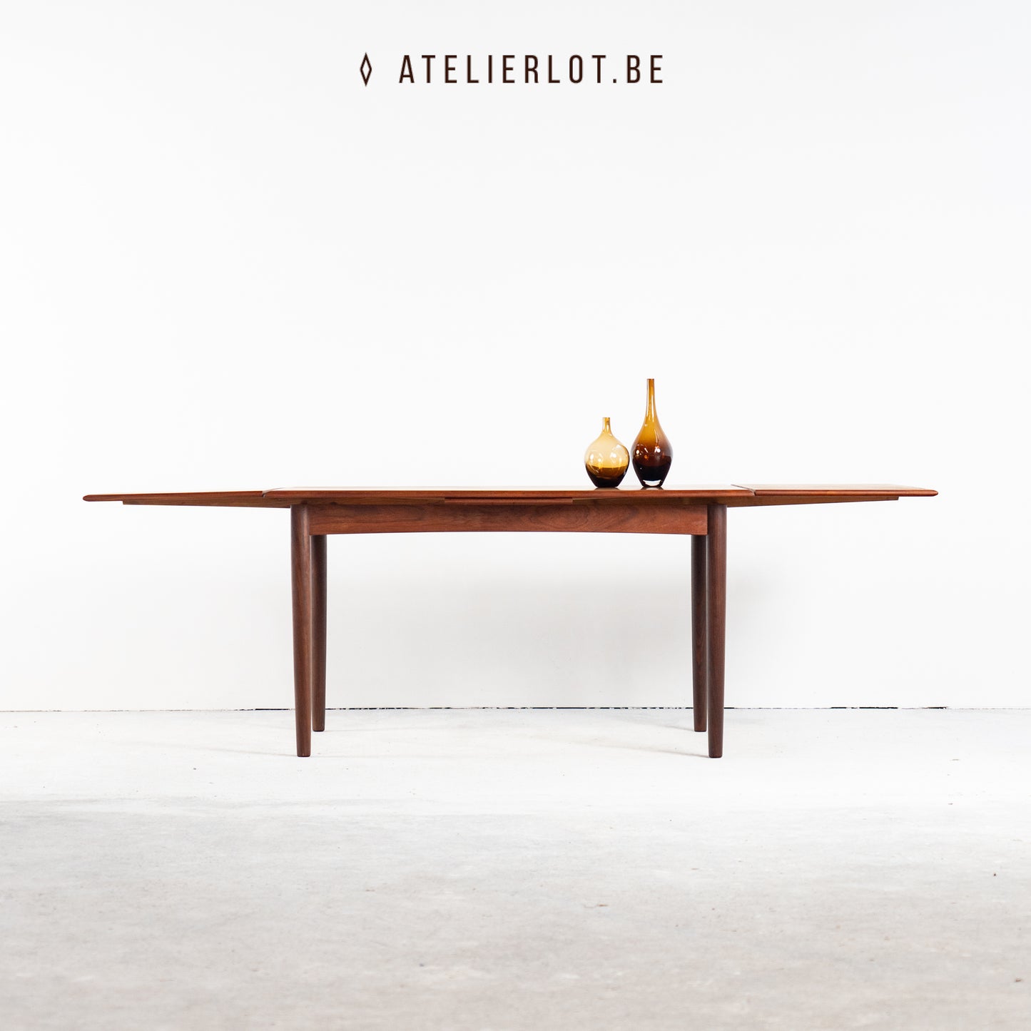 Vintage uitschuifbare eettafel 7