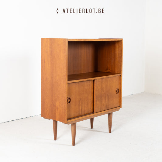 Vintage bijzetkast 2 schuiven