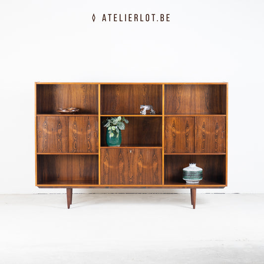 Vintage Deense boekenkast palissander Westergaards